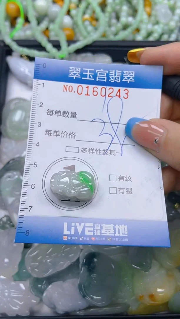 翡翠未镶嵌颈饰闪购0160243