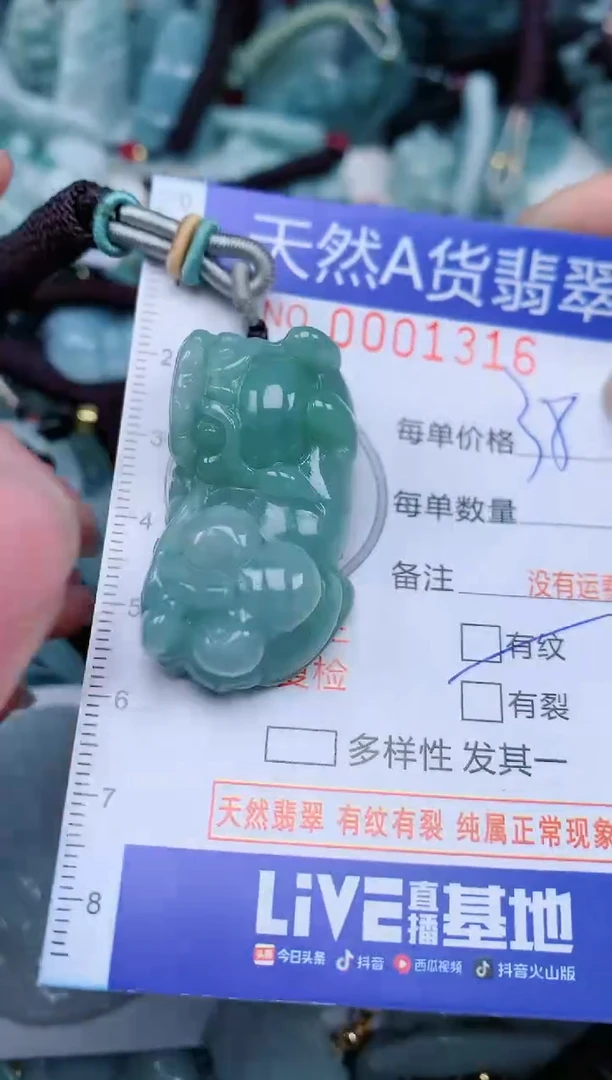 翡翠未镶嵌颈饰...0001316