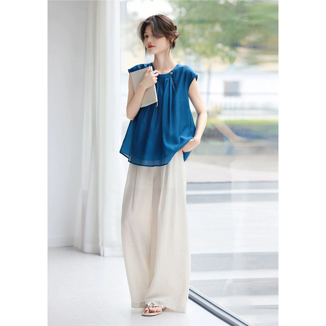 时尚套装女2025年夏季今年流行的多巴胺穿搭两件套百搭休闲