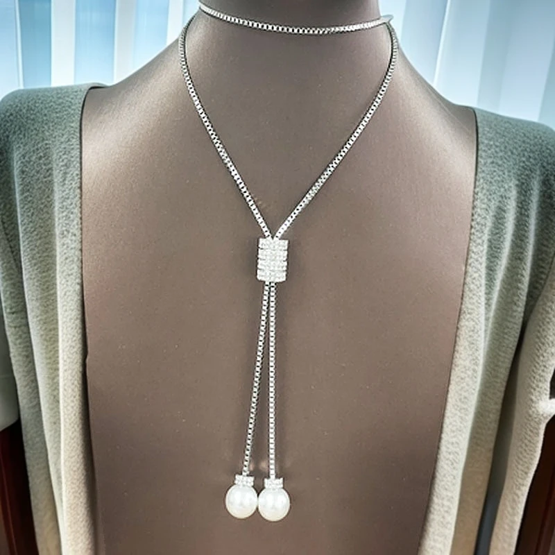 钛钢项链 康璐妮KANGLUNI灯塔毛衣链个性长款轻奢百搭秋冬时尚ins