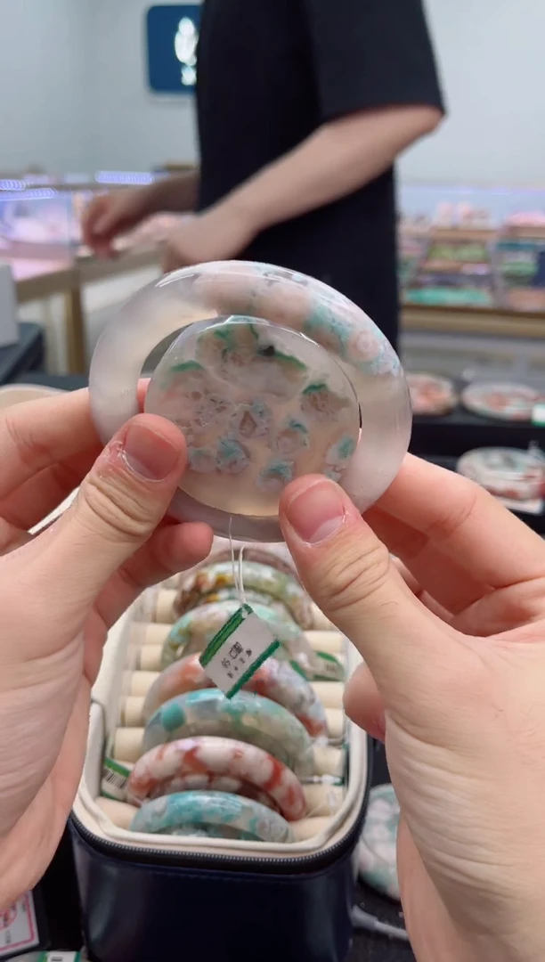 石英质玉手镯未镶嵌58圈口（赠品镯心）S9983