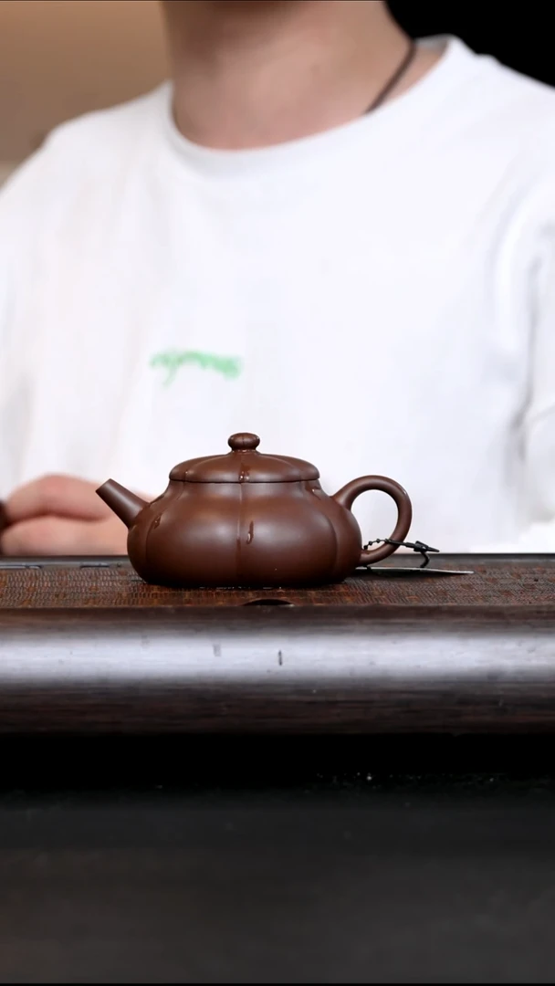 茶壶紫砂JST16399 静乐 紫泥150cc