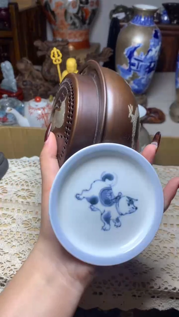 紫砂盖碗瓷器默认微瑕瓷器