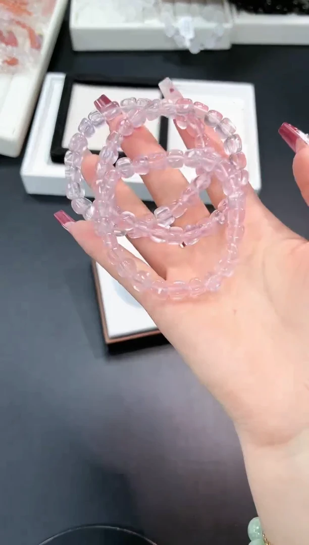 【闪购商品】水晶手串未镶嵌98r多样性发其一/1条默认微瑕