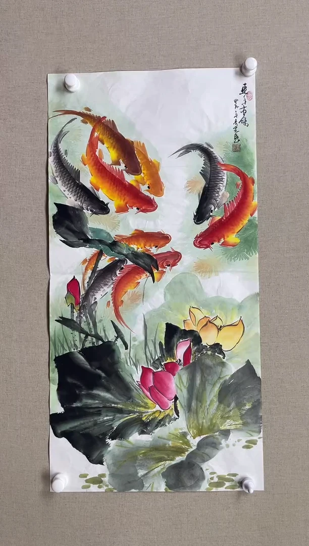 国画100*50 李秀芝李秀芝李秀芝李秀芝
