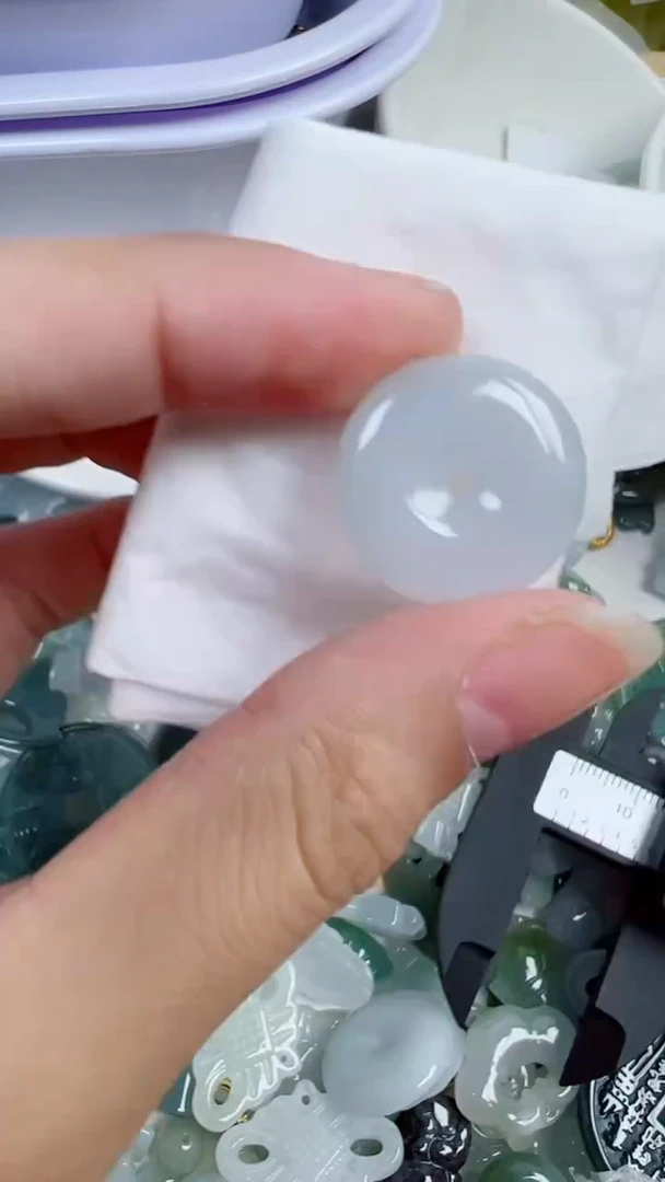 散珠翡翠444号链接，A货翡翠