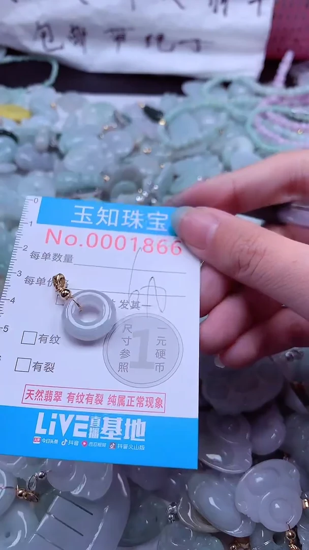 翡翠未镶嵌吊坠(不含链)1866