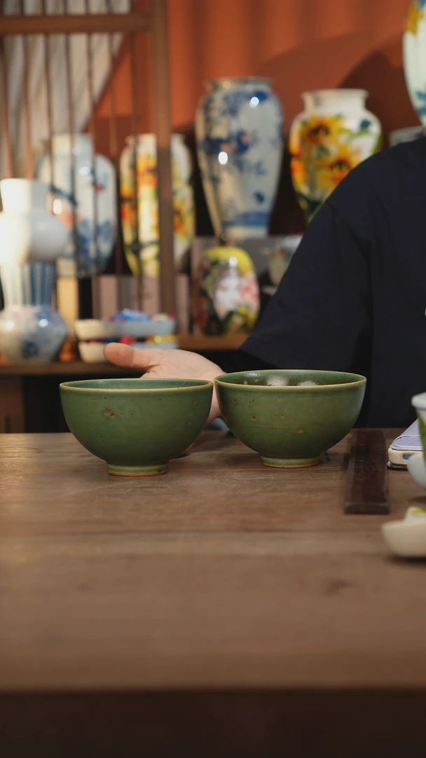 瓷片【简家甄选】景德镇设计师釉下手绘陶瓷餐具