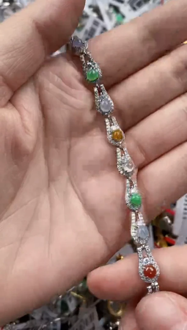 银S925镶嵌戒指翡翠16              4