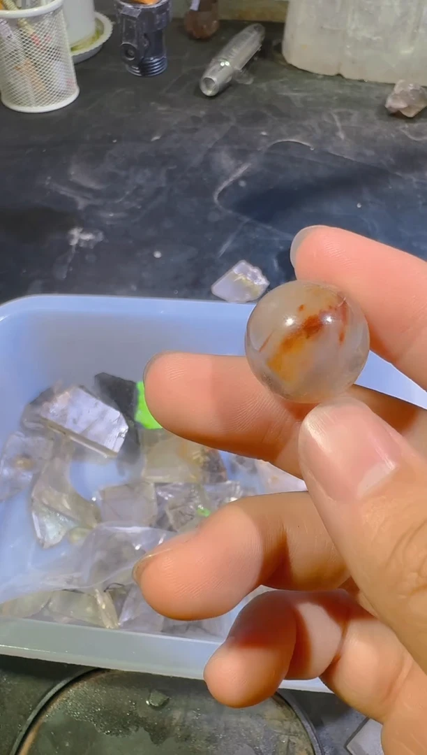 未镶嵌珠宝半成品水晶牙*牙牙，水晶