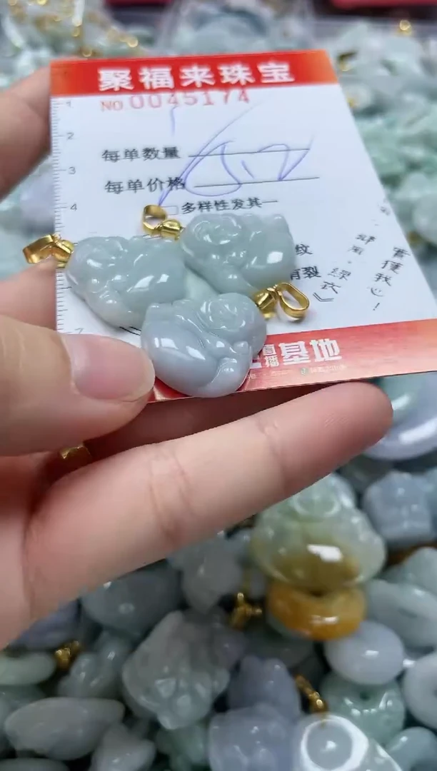 【闪购商品】翡翠颈饰未镶嵌闪购0045174多样性发其一