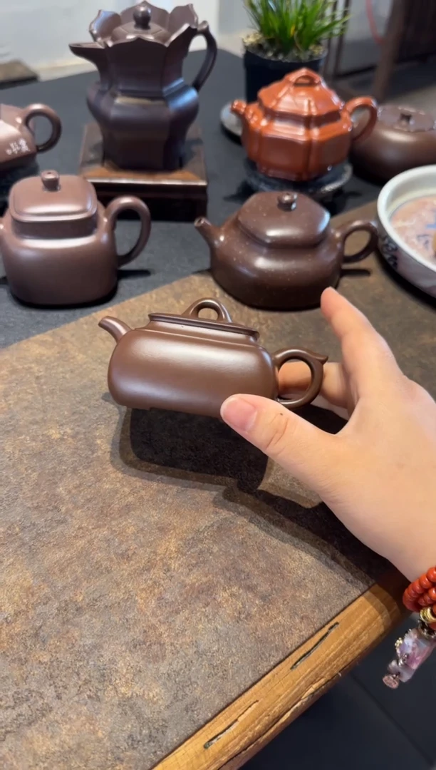 茶壶紫砂长四方 紫砂壶