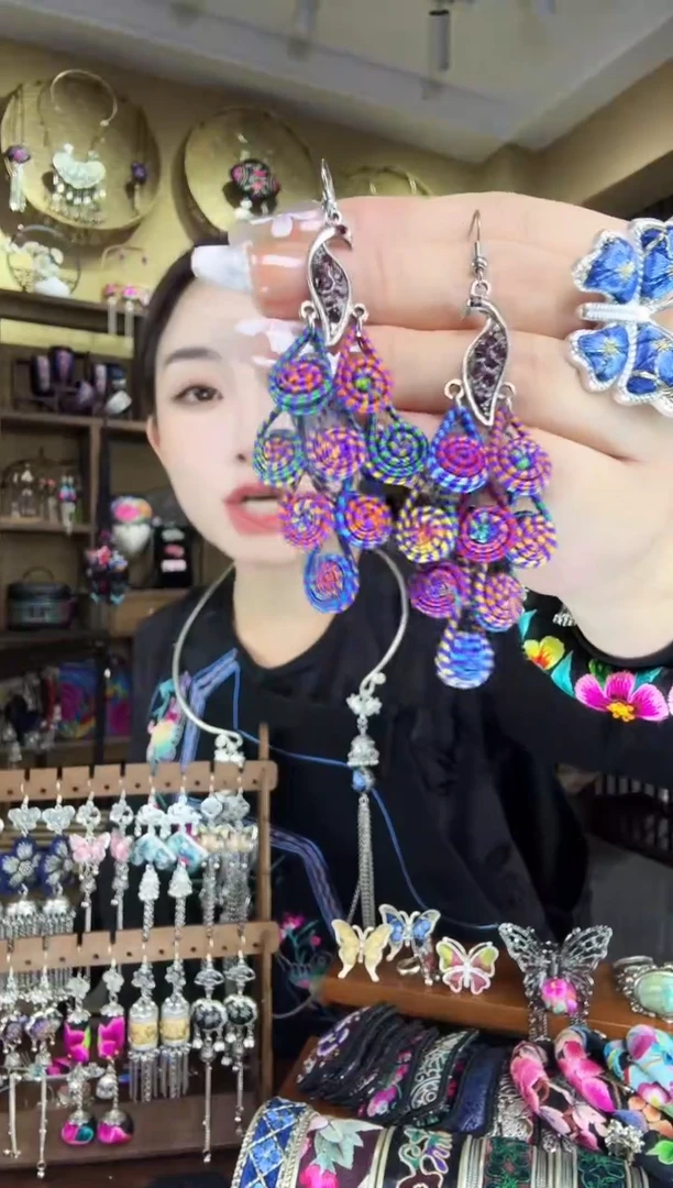 刺绣非遗刺绣民族风饰品
