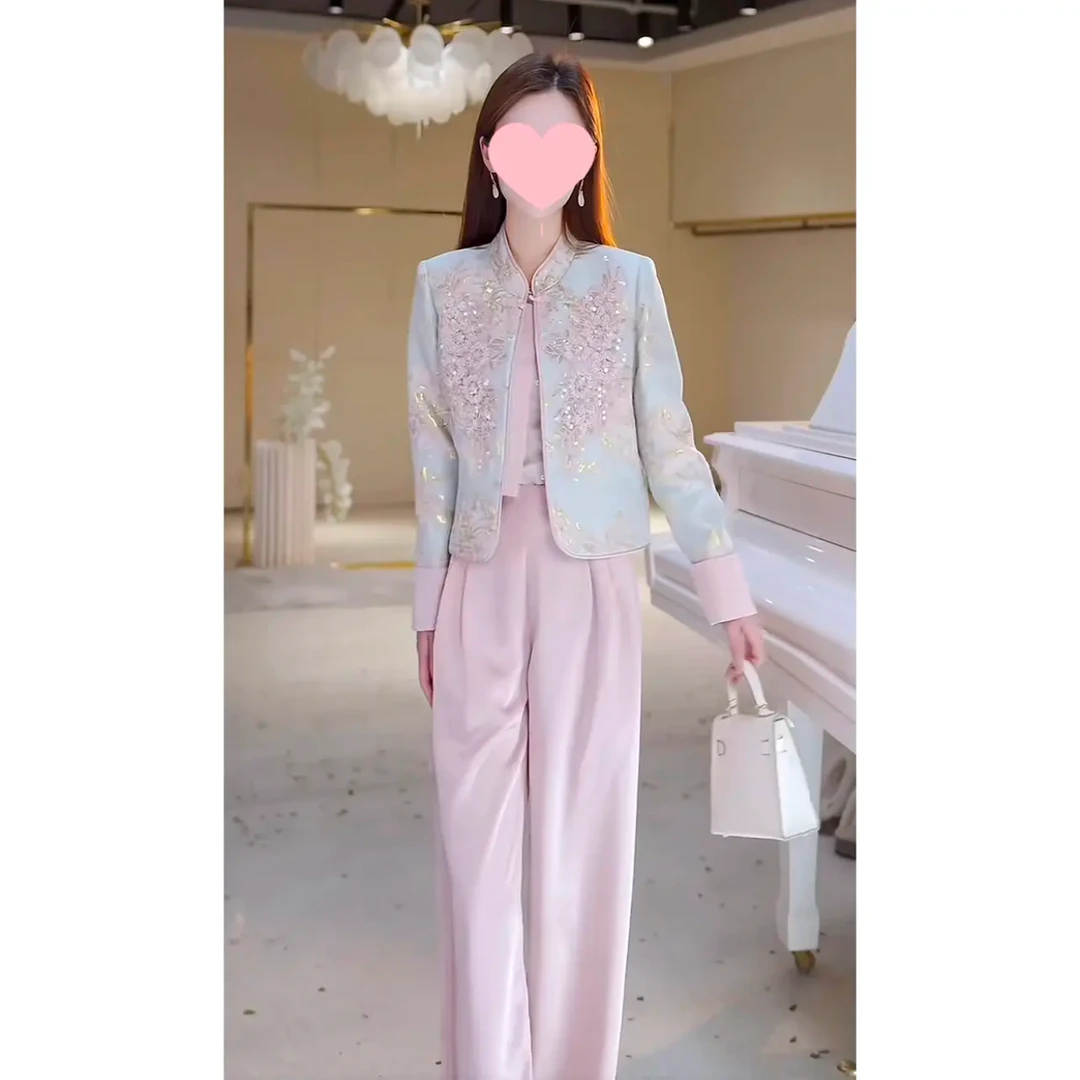 春季新款外套女小香风气质轻奢时尚复古中式中国风重工网红休闲