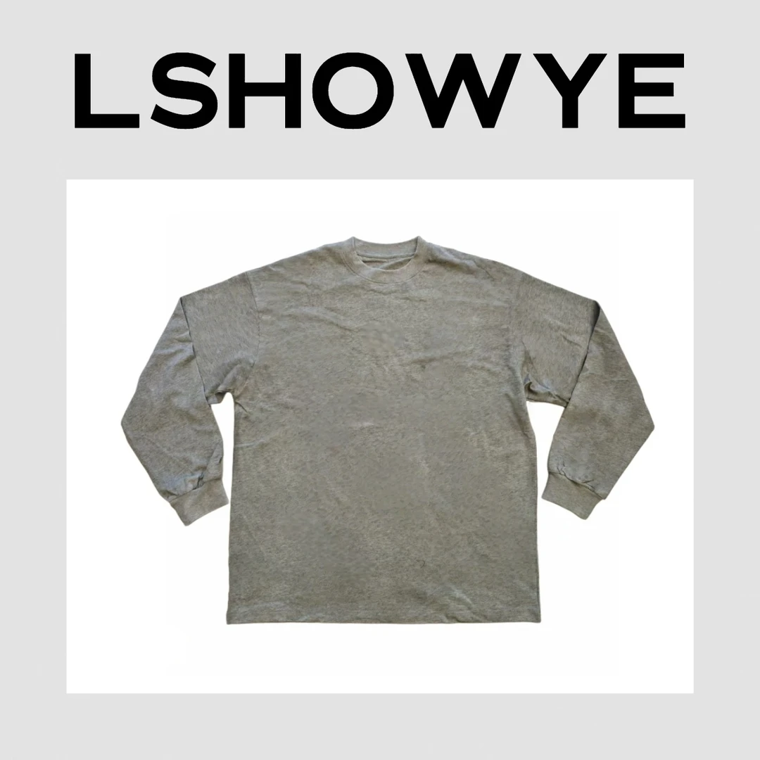 LSHOWYE｜洗水喷色长袖t恤 7XX487