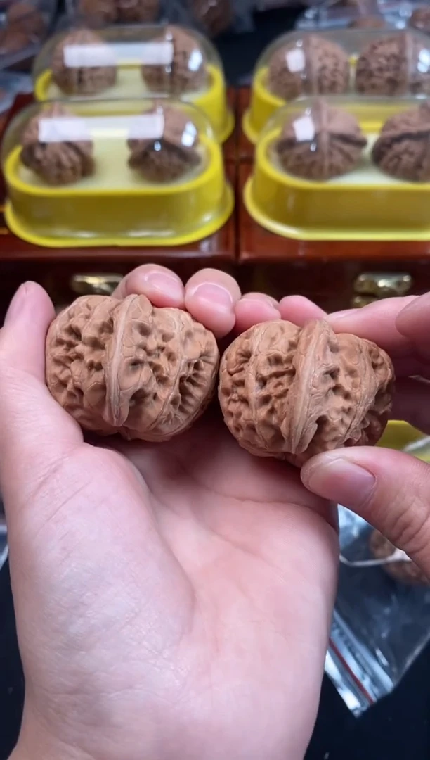 把件文玩核桃元宝40尺v648