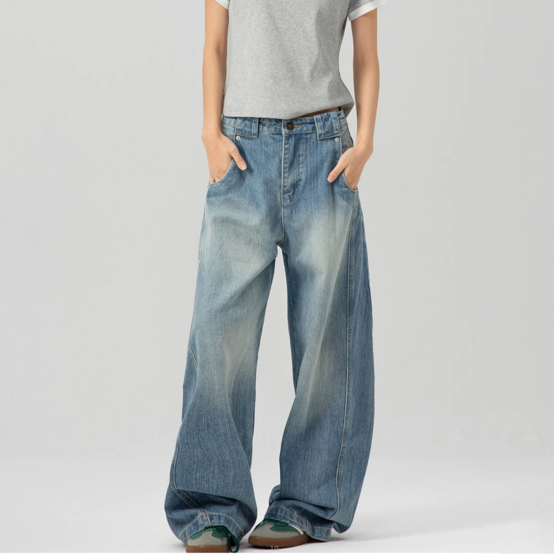 【嘉格专享】【INXX】FASHIONf水洗弯刀牛仔裤锥形裤XFF2225067