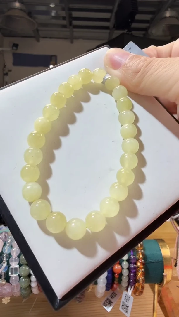 未镶嵌手链和田玉优3322 约8mm