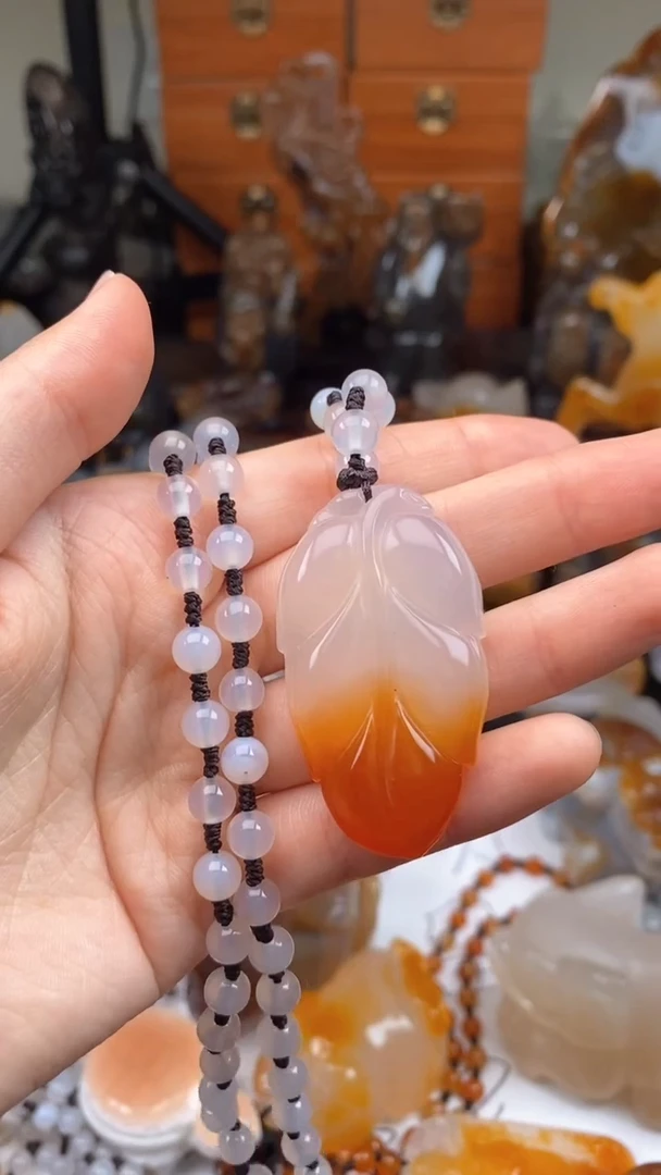 【闪购商品】玛瑙/玉髓颈饰未镶嵌AA