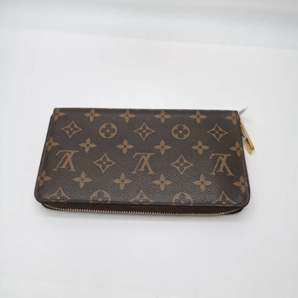 99新 LouisVuitton/路易威登 98新17941 LV棕老花 手拿拉链钱包