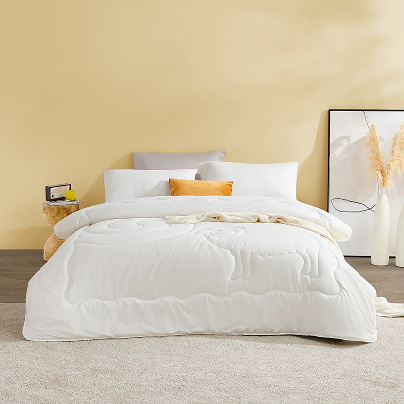 【平平安安老师专属】罗莱生活 乐蜗 倍·暖 阻螨澳洲羊毛冬被-奢享