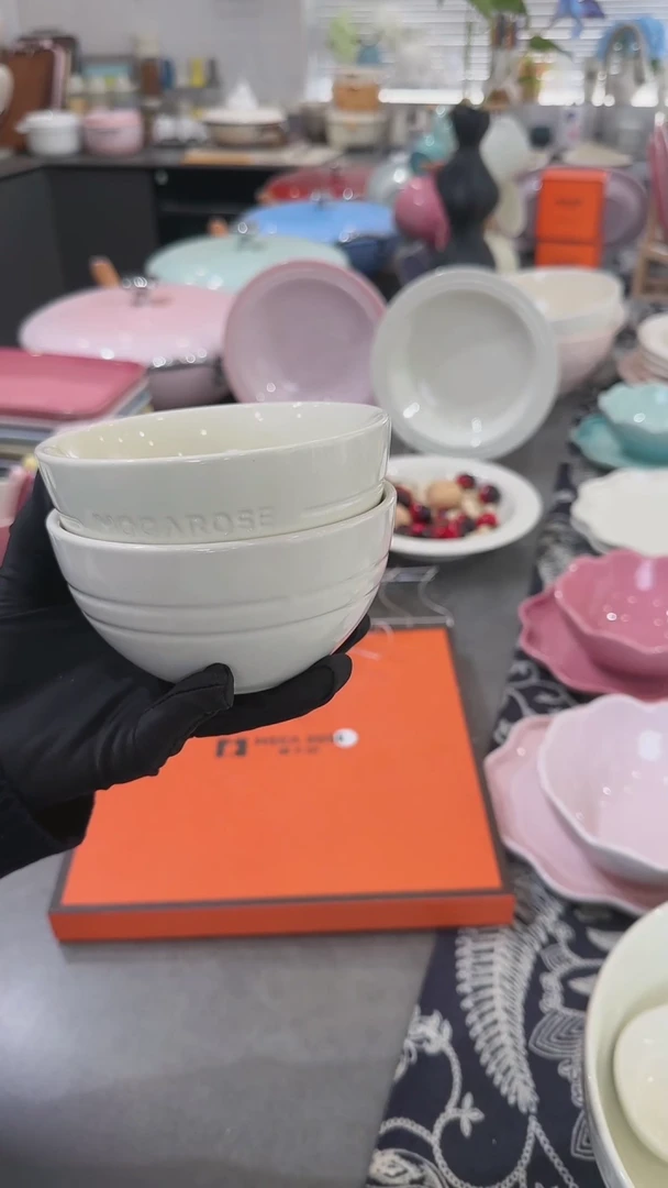 【闪购商品】瓷2个装炻彩碗11.8cm-松露白