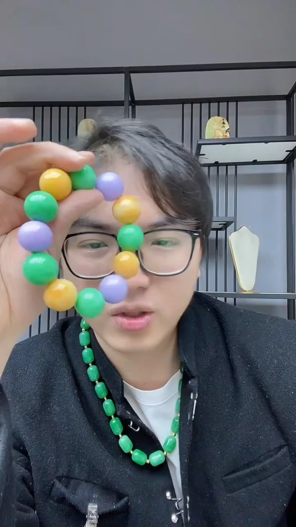 【闪购商品】翡翠颈饰合金手串