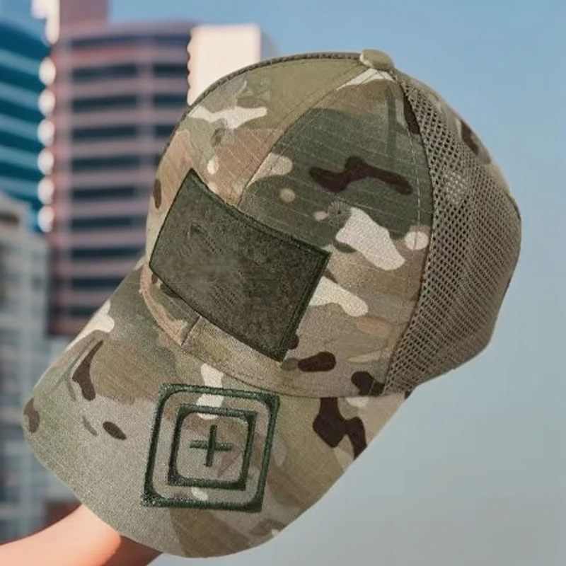 棒球帽魔术贴刺绣户外运动遮阳作训帽