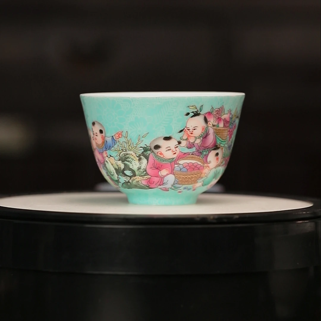 11.24/G1517/李祖华/祖风窑/扒花童子主人杯