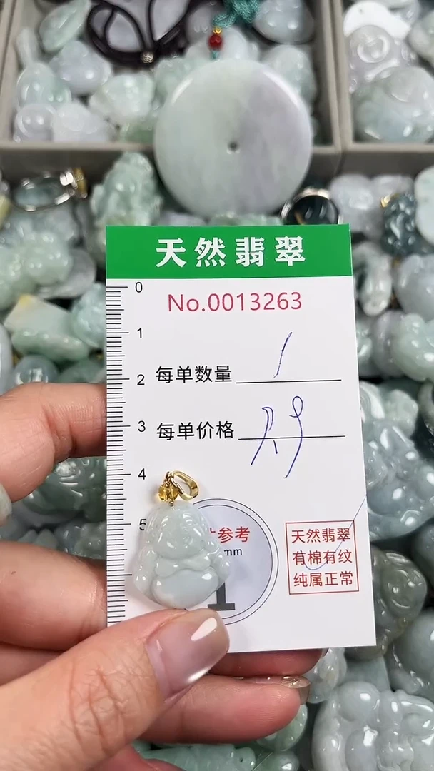 翡翠未镶嵌吊坠(不含链)3263
