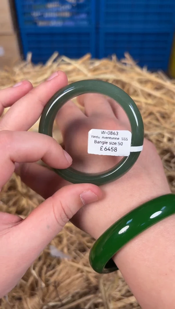 未镶嵌手镯石英质玉W0863