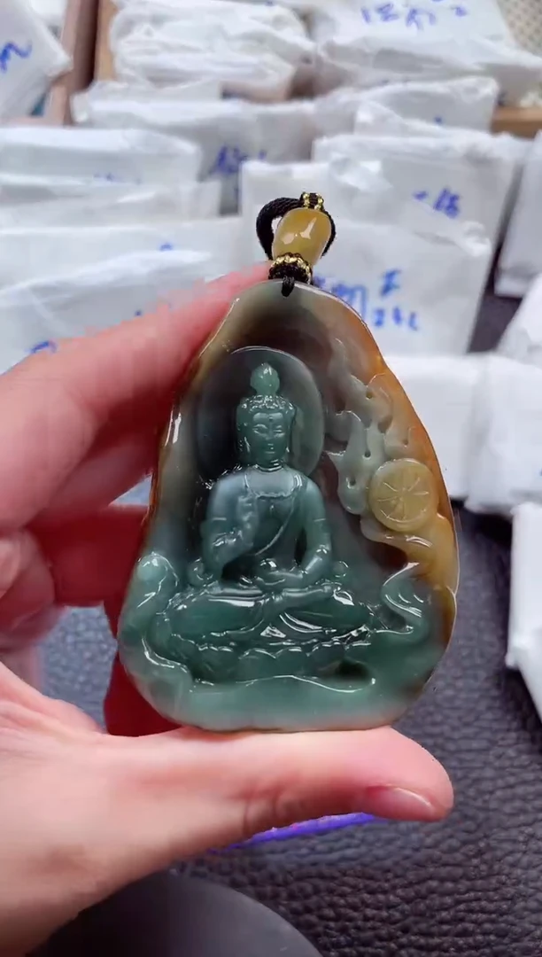 颈饰未镶嵌翡翠00004778观音