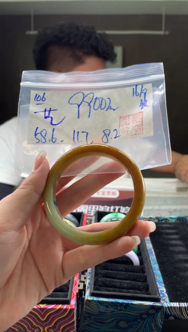 未镶嵌手镯翡翠艺*翡翠手镯 下单联系小耳机#106分单