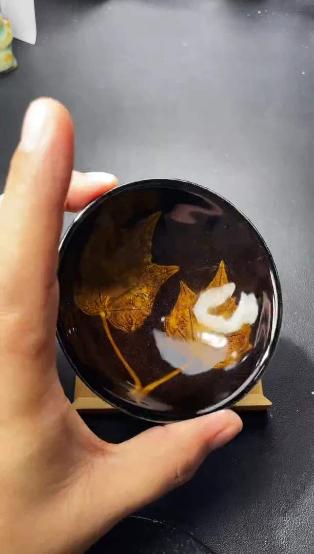 茶盏139（叶紫建盏