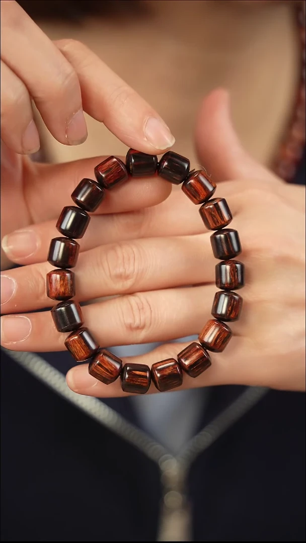 降真香手串/手链红降1.0桶珠单圈-699特价