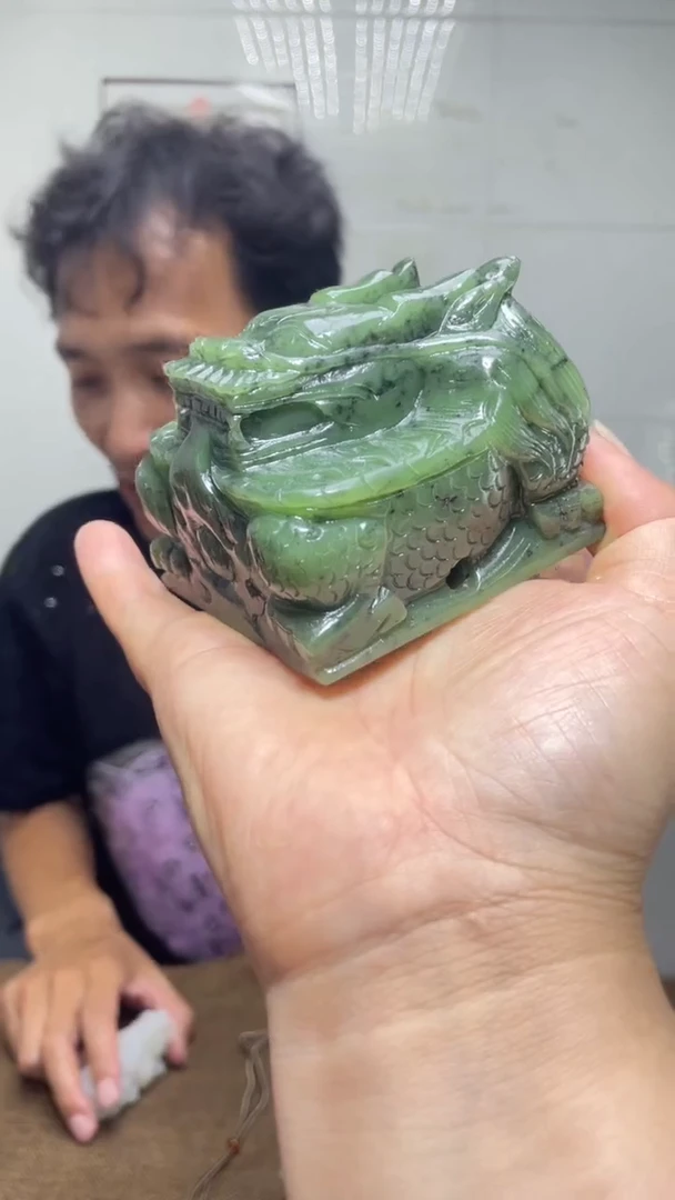 和田玉未镶嵌摆件1