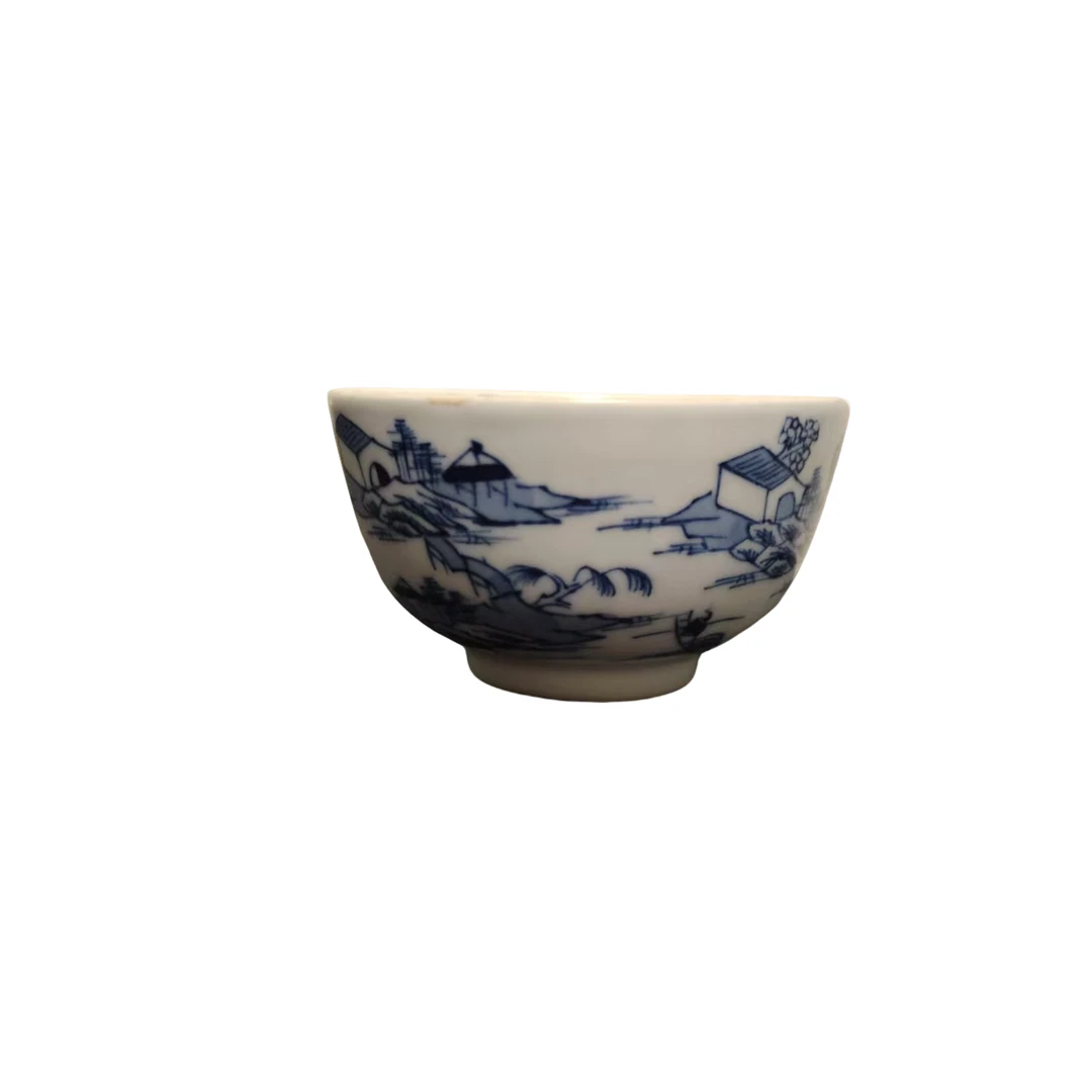 清中期 青花主人杯    11