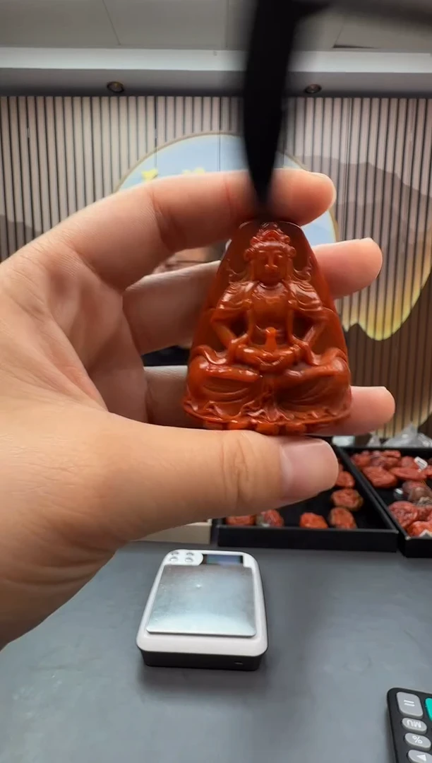 南红玛瑙雕刻未镶嵌058ZB0819产品一个