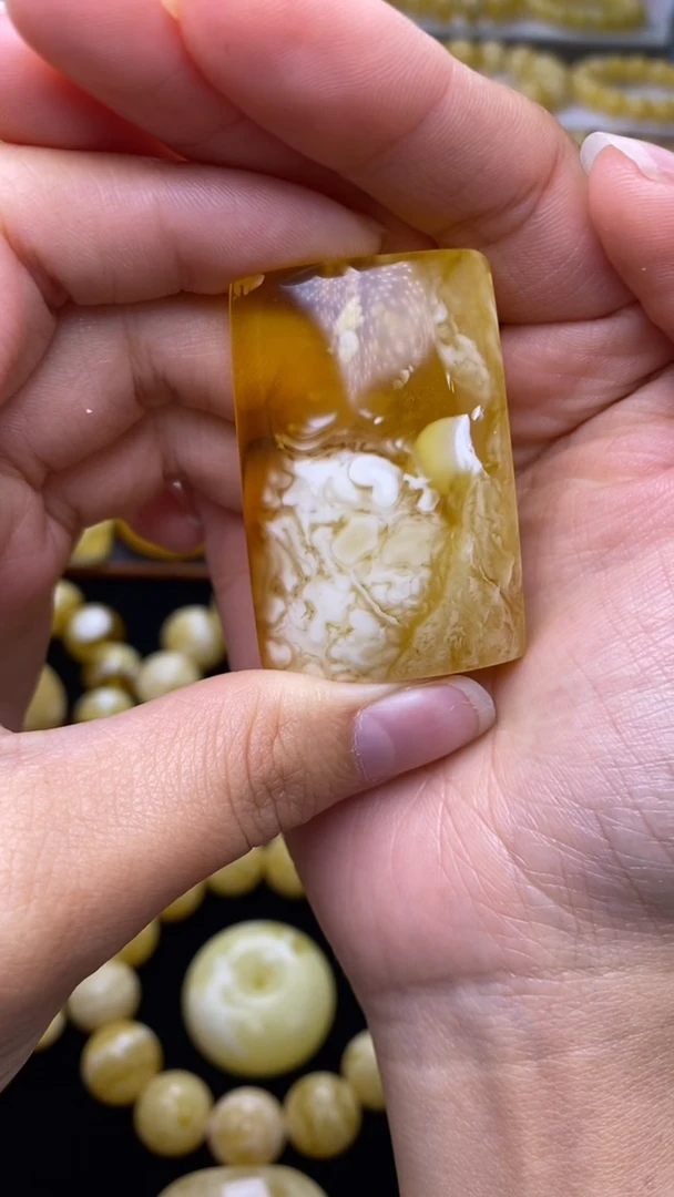 裸石蜜蜡未镶嵌葵.23