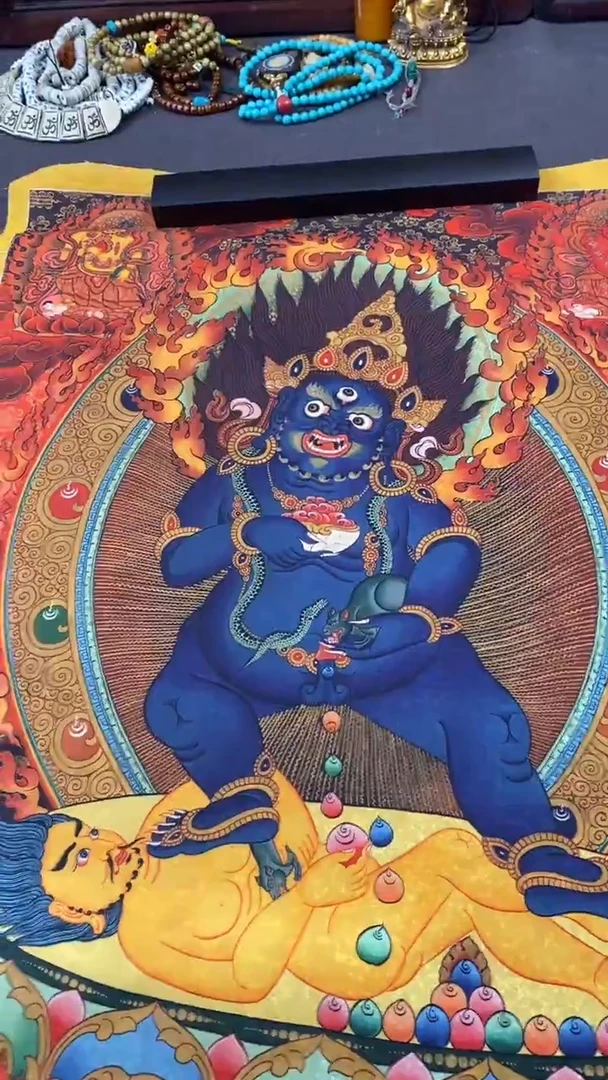 卷轴画王姬藏传非遗珍品