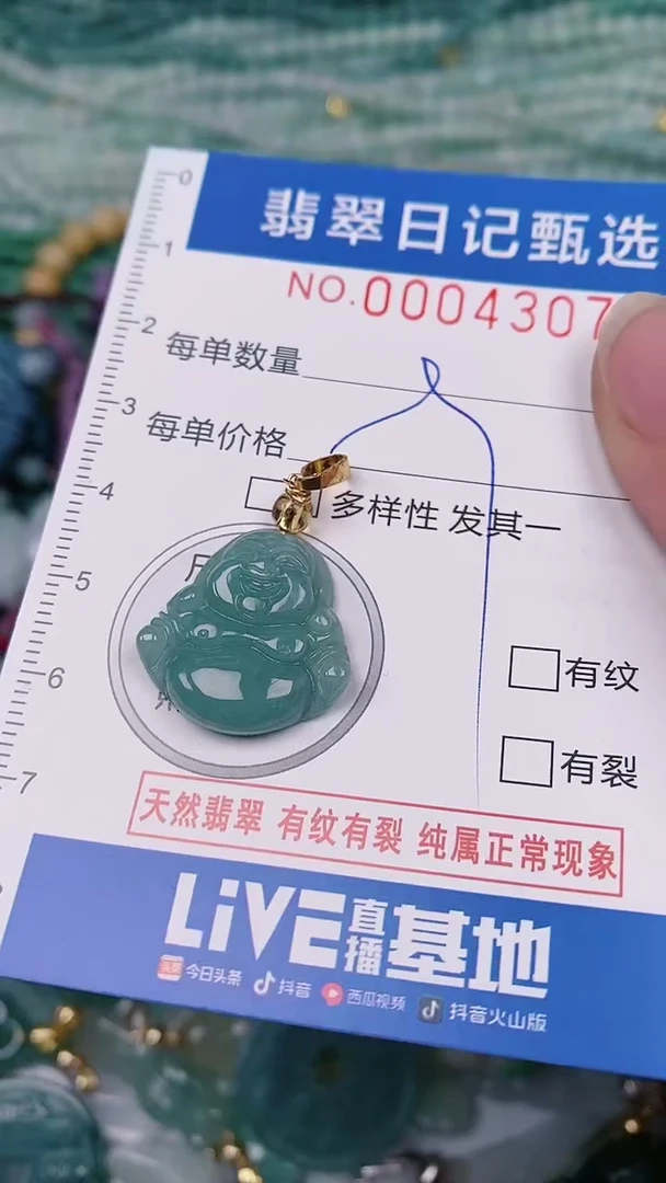 【闪购商品】翡翠颈饰未镶嵌00004307