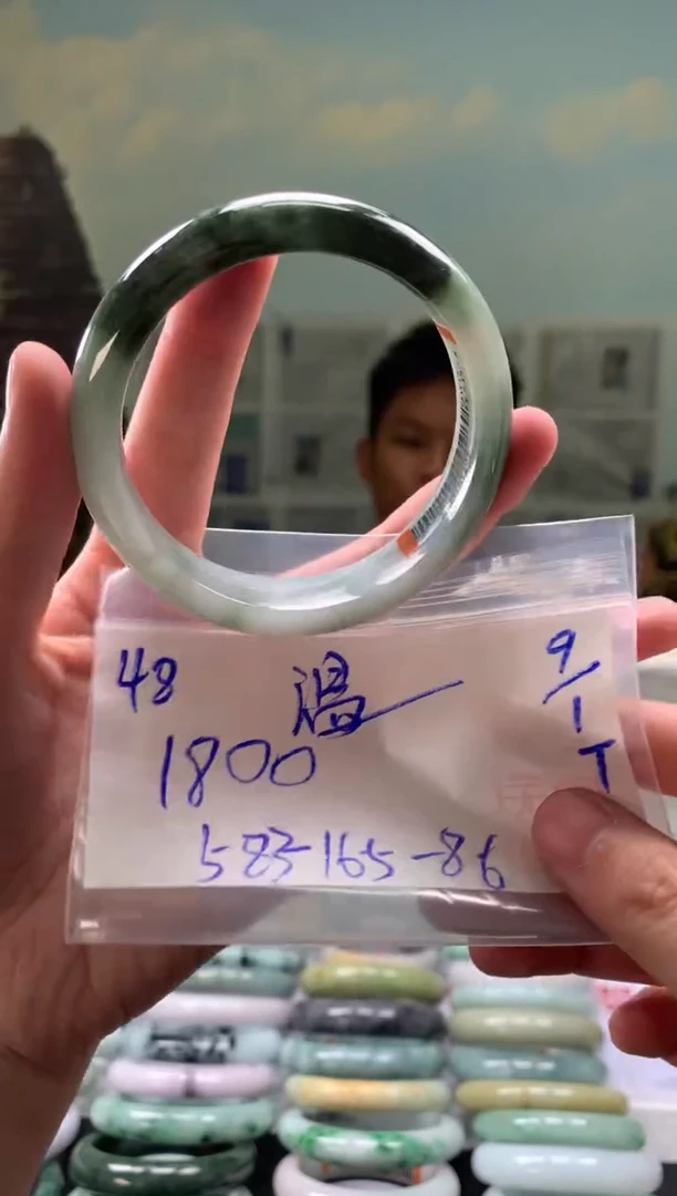未镶嵌手镯翡翠温***姨翡翠手镯 下单联系小耳机#48