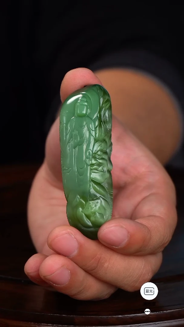 未镶嵌和田玉挂件四**风悟道