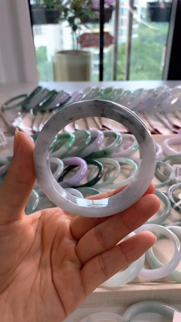 未镶嵌手镯翡翠57.6冰乌鸡