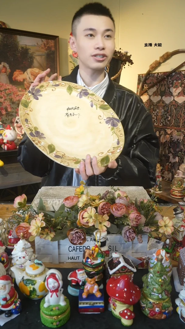 【闪购商品】默认微瑕高端树脂陶瓷摆件Q508