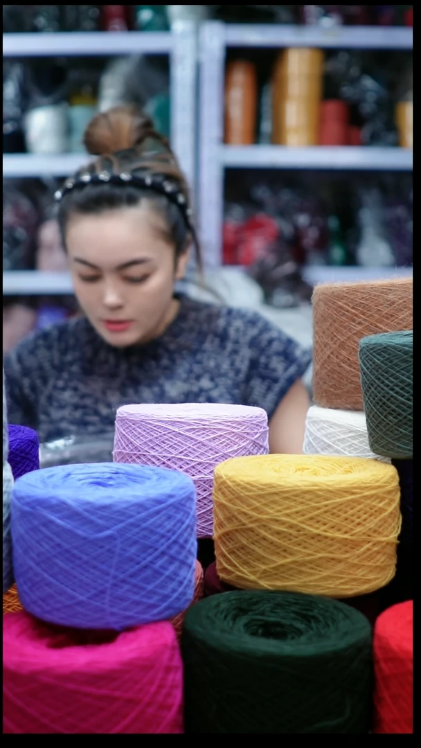 羊绒欢姐手编线D846