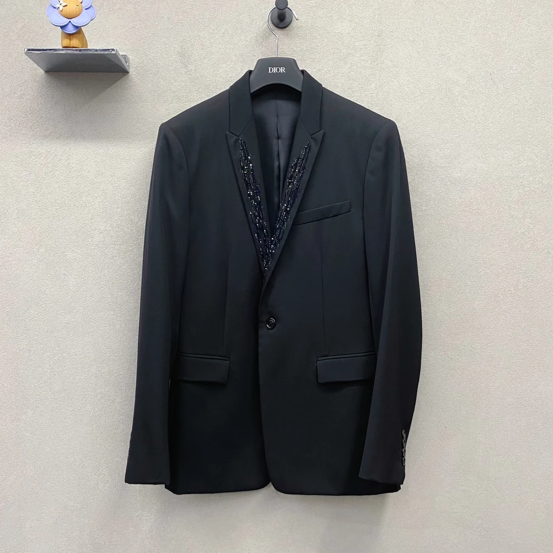 99新 DIOR/迪奥 黑色西装外套/尺码46/SH008120