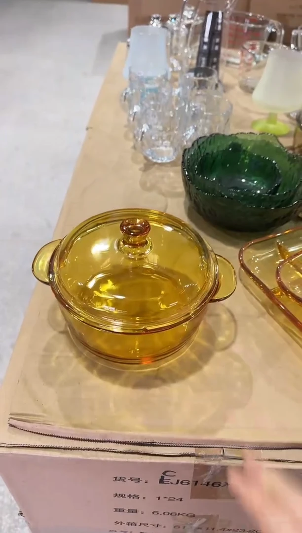 【闪购商品】水晶玻璃盖子款青苹果闪购价