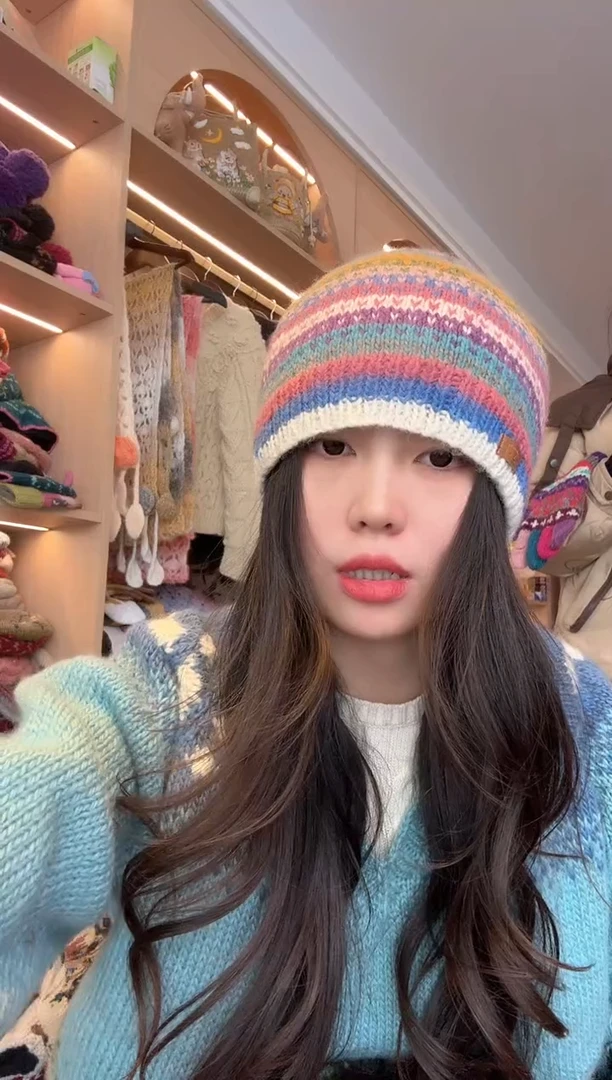 羊毛美利奴糖果冷帽