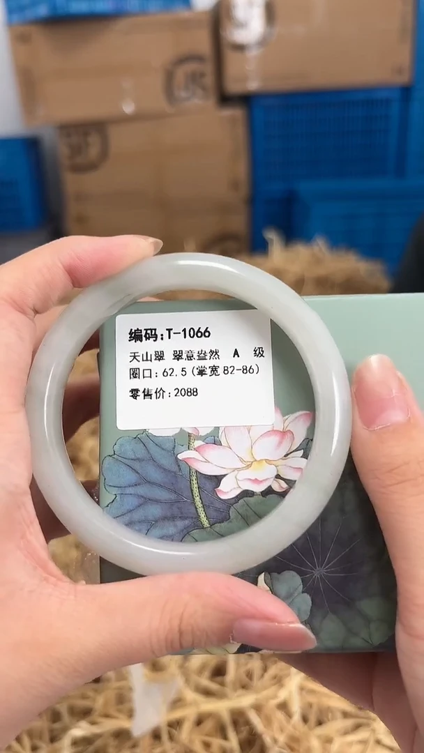 未镶嵌手镯石英质玉T-1066